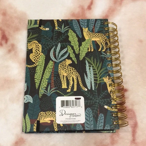 Leopard Palm Jungle Journal Notebook NWT lined - Picture 8 of 13